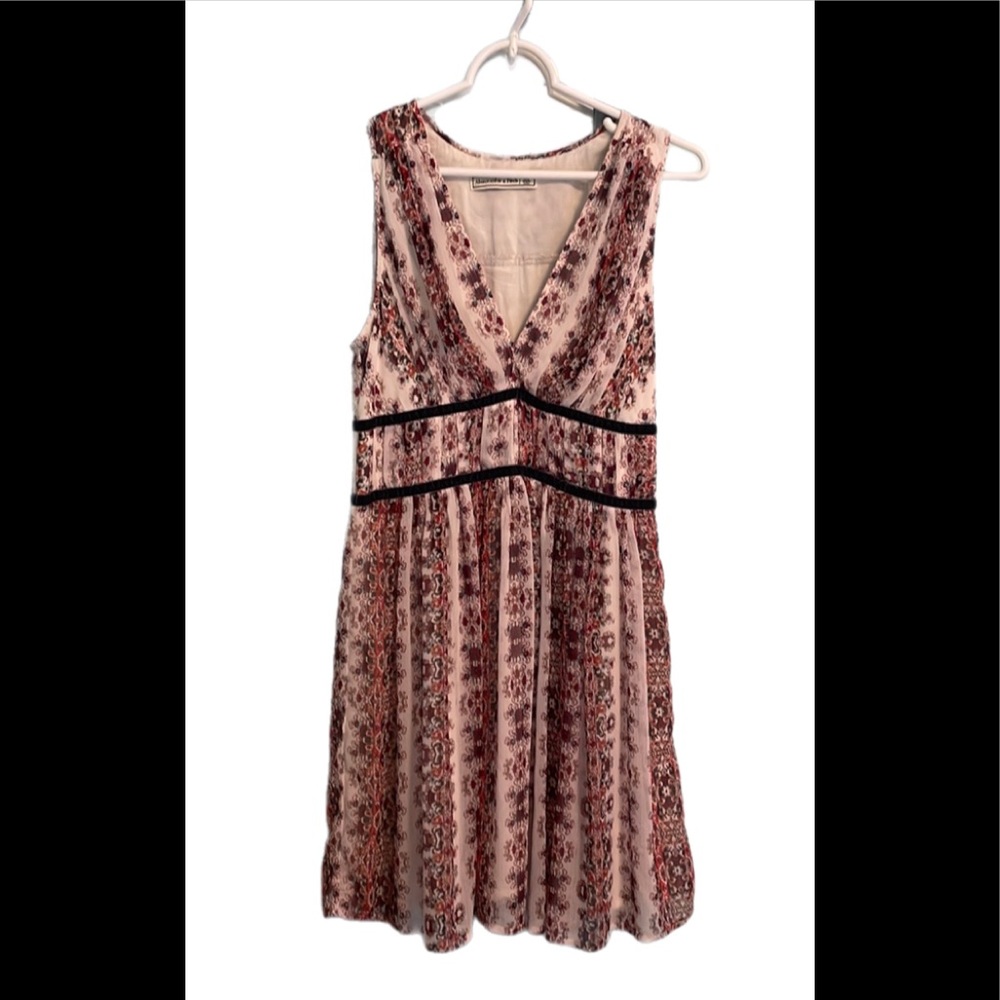Abercrombie & Fitch chiffon boho floral mini dress size M